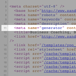 Czy chcesz usunąć „generator” metatagu z witryny Joomla